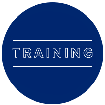 The logo for the Meet the Training Team service.